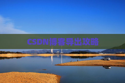 CSDN博客导出攻略